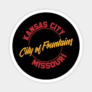 Kansas City - City Of Fountains Magnet